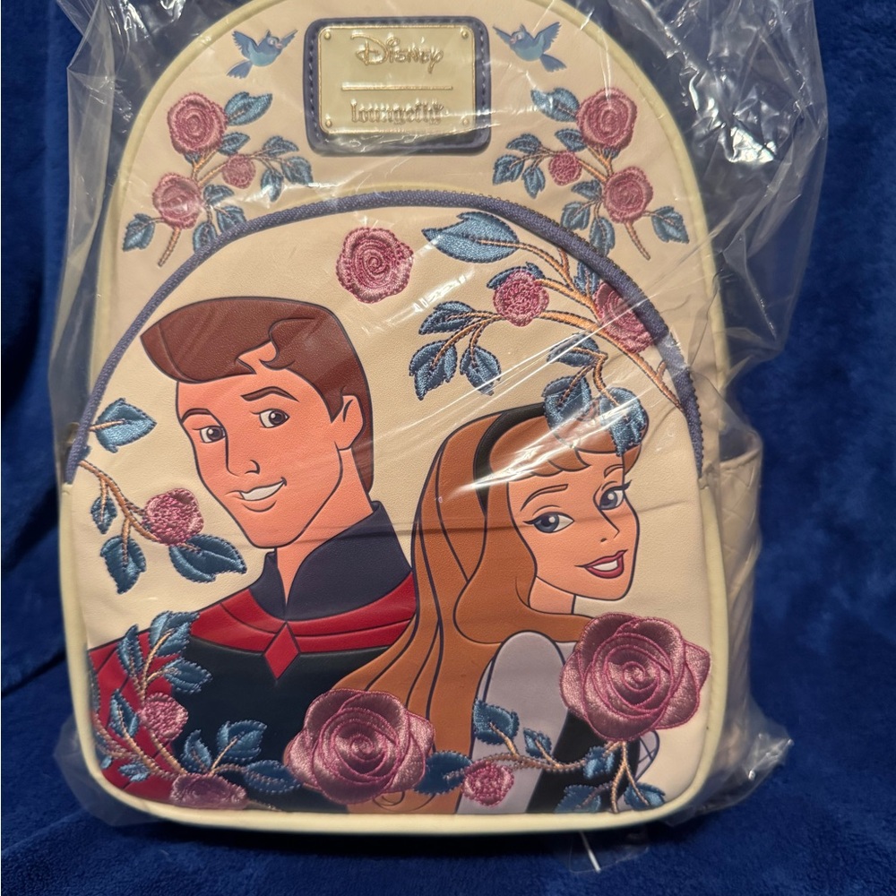 Disney Loungefly Sleeping Beauty Backpack with embroidery